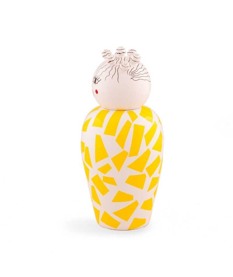 Seletti Canopie Vaso Con Coperchio Rosio Pepa Lula