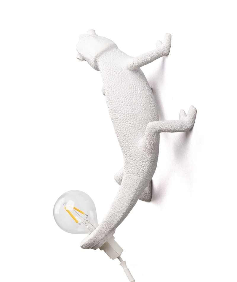 Seletti Chameleon Lamp Going Up Lampada da Parete Camaleonte