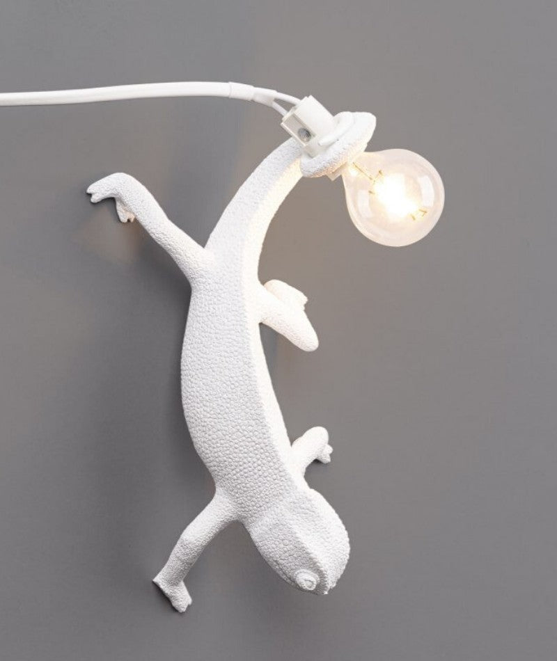 Seletti Chameleon Lamp Going Down Lampada da Parete Camaleonte