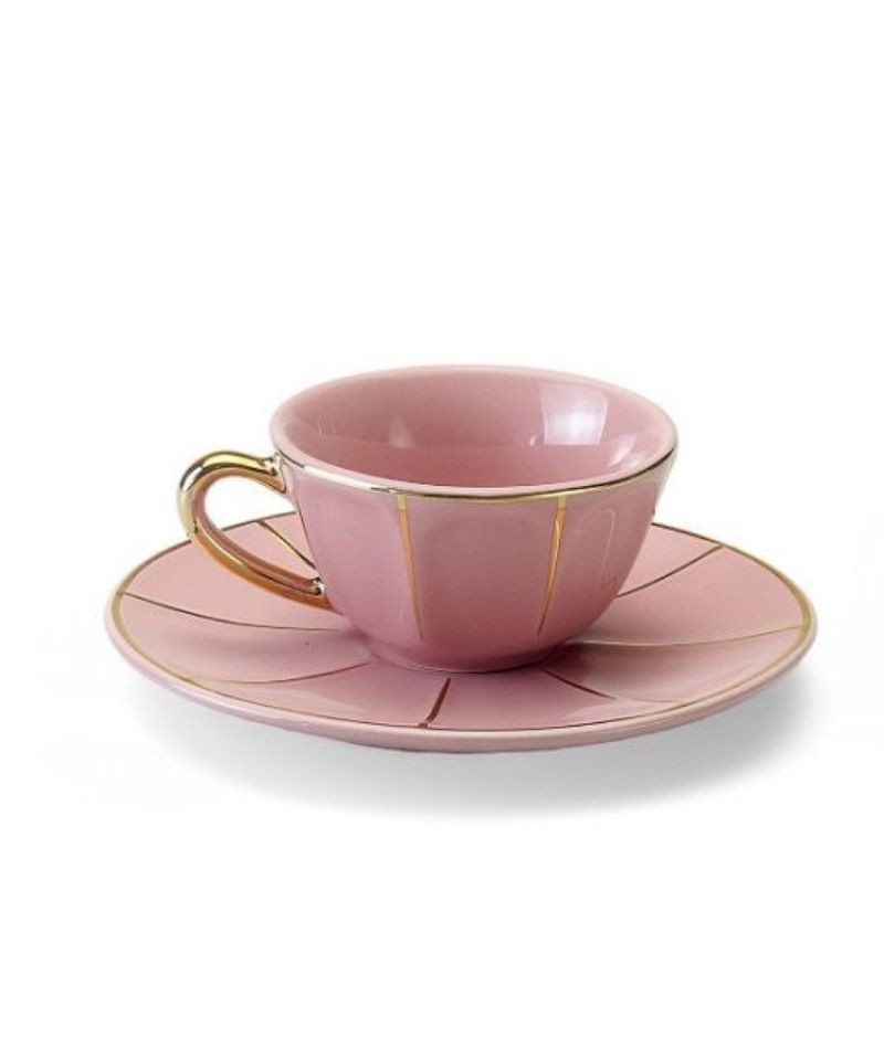 Bitossi Home La Tavola Scomposta tazza caffè c/p vintage Rosaftb451