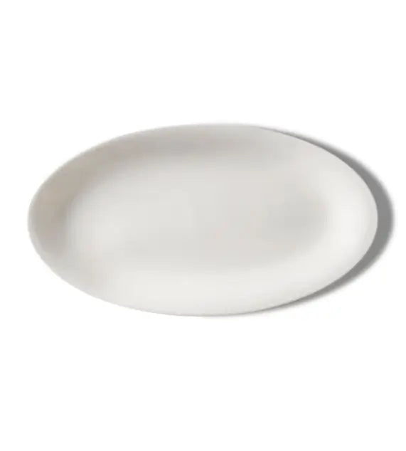 KnIndustrie Reggia Piatto Portata Ovale Bianco Cm 30