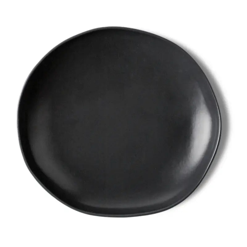 KnIndustrie Assiette D'O Grés Piatto fondo Asimmetrico Antracite