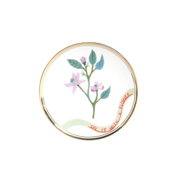 Bitossi Home Botanica Piattino Clematide