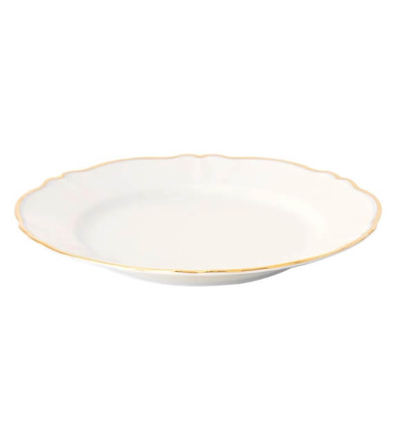 Bitossi Home Parisienne Piatto portata tondo Bordo Oro