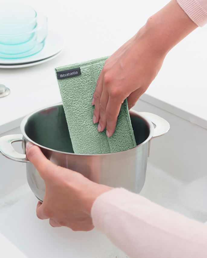 Brabantia Food Set 3 Panni imbottiti Per Pulizia - Colori assortiti