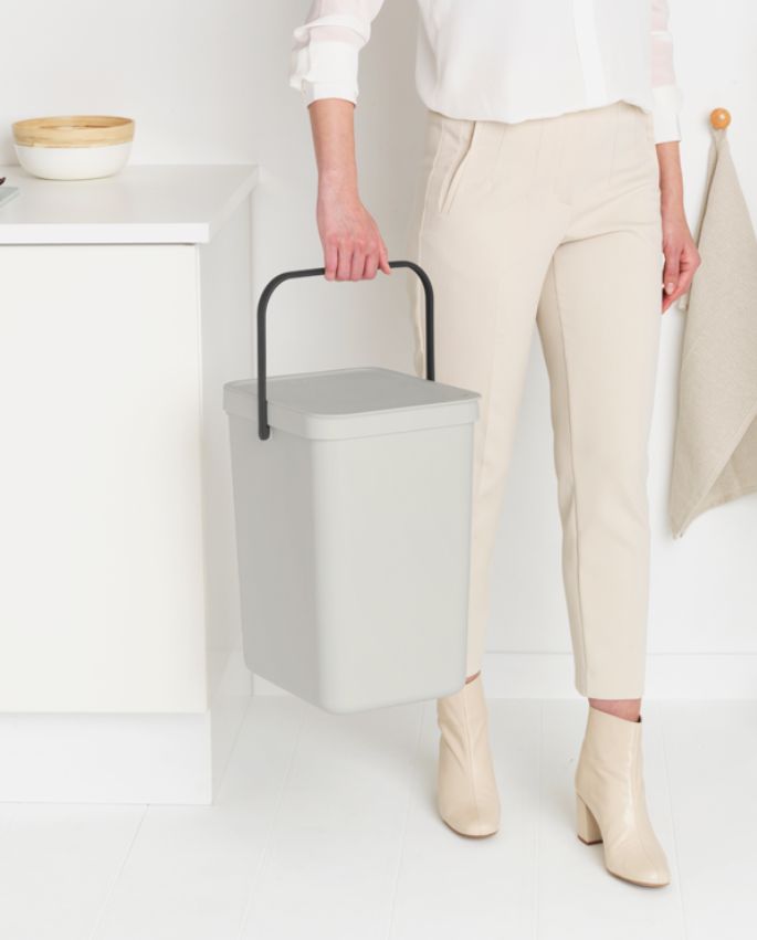 Brabantia Sort & Go Pattumiera 25l - Light/grey