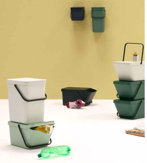 Brabantia Sort & Go Pattumiera impilabile - Light Grey