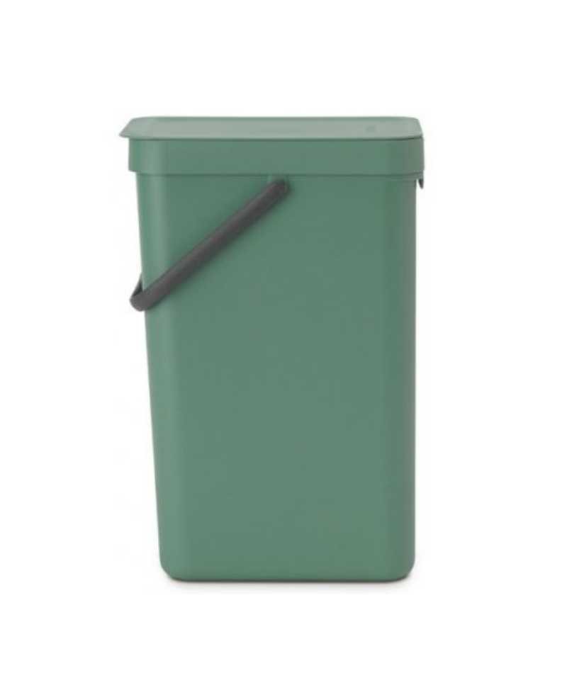 Brabantia Sort & Go pattumiera per differenziata 16 lt Fir Gray