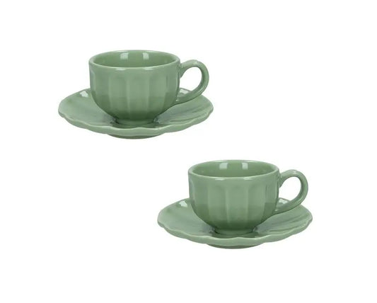 Brandani Calipso Tazzina Caffe' Set 2 Pz Stoneware