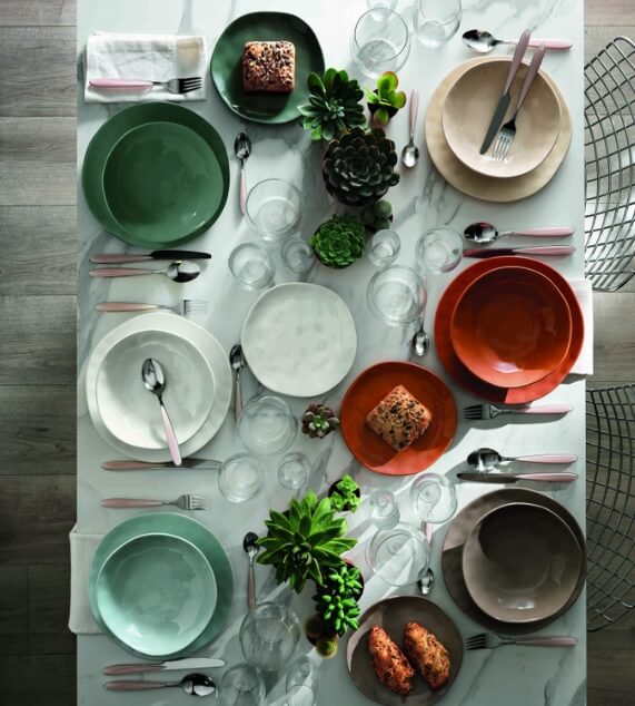 Brandani Sinfonia Piatto Frutta Avorio Gres