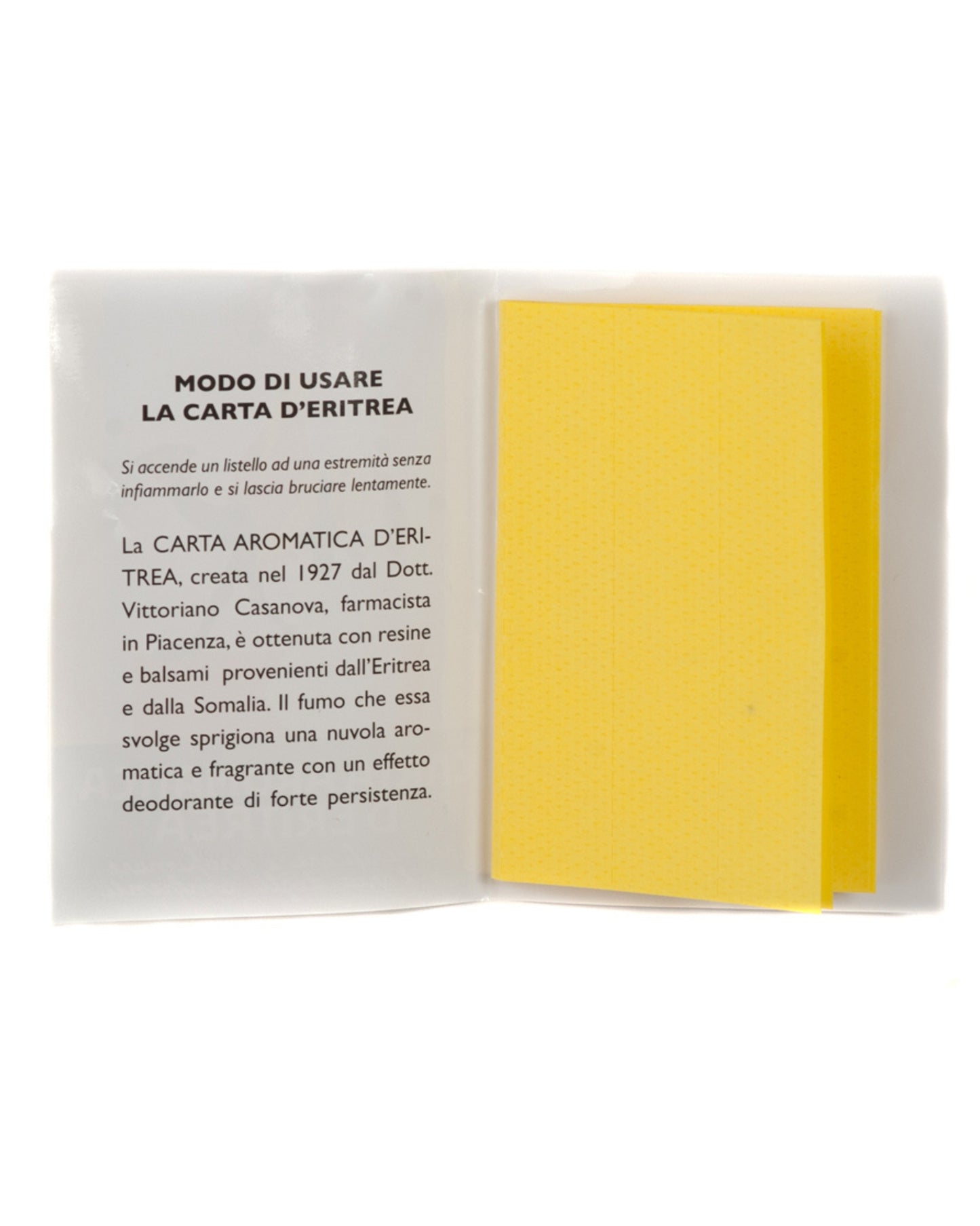Immagine 1: Carta Aromatica d'Eritrea confezione da 24 listelli profumati