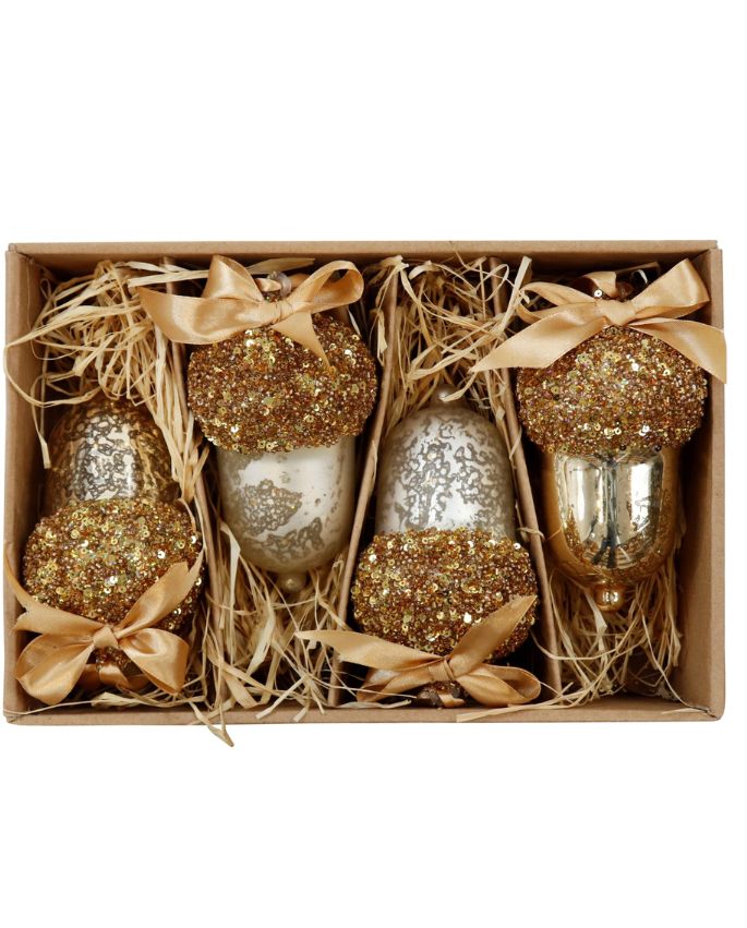 Hoff Interieur Decoro Per Albero Ghiande in Vetro