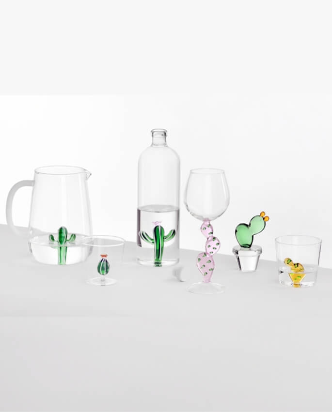 Ichendorf Desert Plants Bottiglia con tappo Cactus Verde