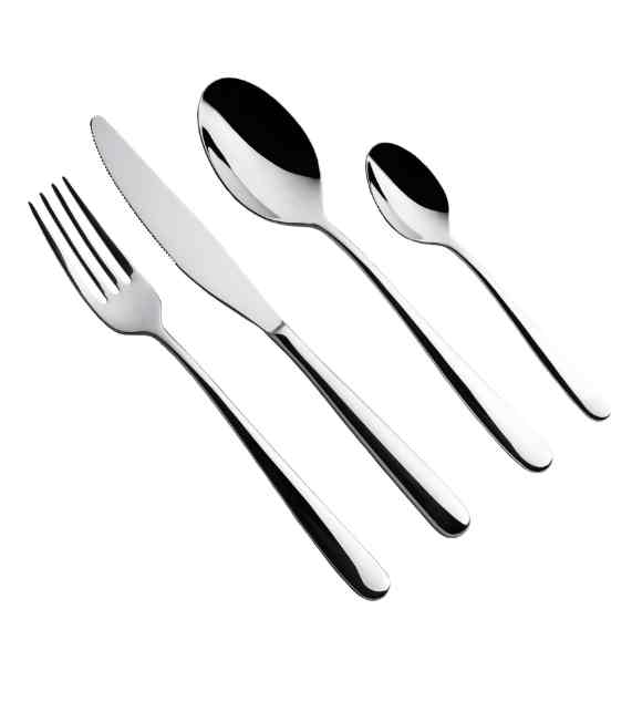 KnIndustrie 938 Finitura Stone Whashed Posate Tavola Set 24 pz