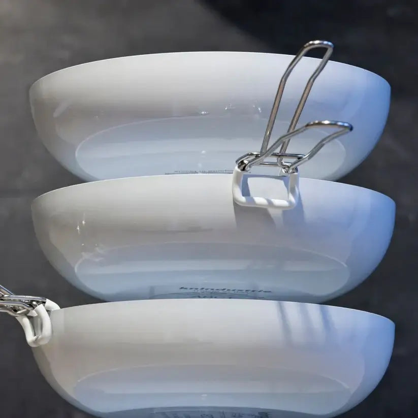 KnIndustrie ABCT Padella Wok ø 32 cm Bianca