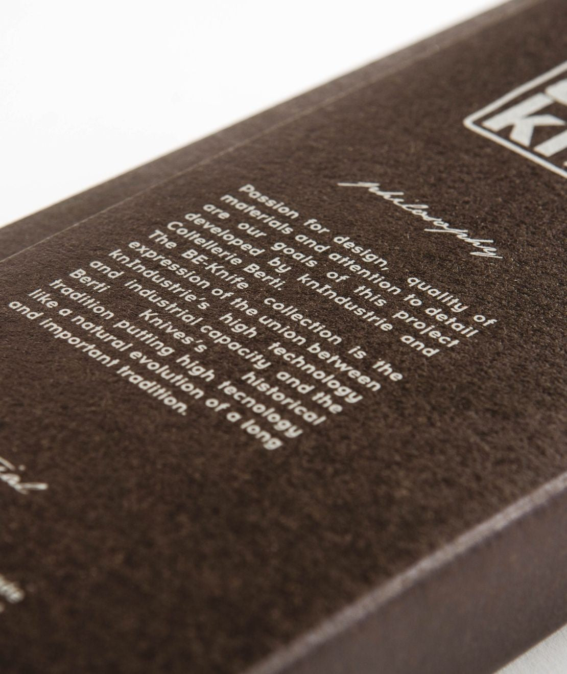 KnIndustrie BE KNife coltello filettare