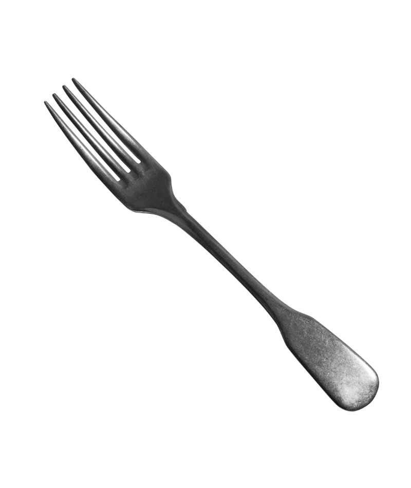 KnIndustrie Brick Lane Finitura Black Set 24 pz posate tavola