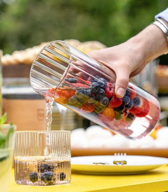 KnIndustrie Groove Set 6 Tumbler Quadrati