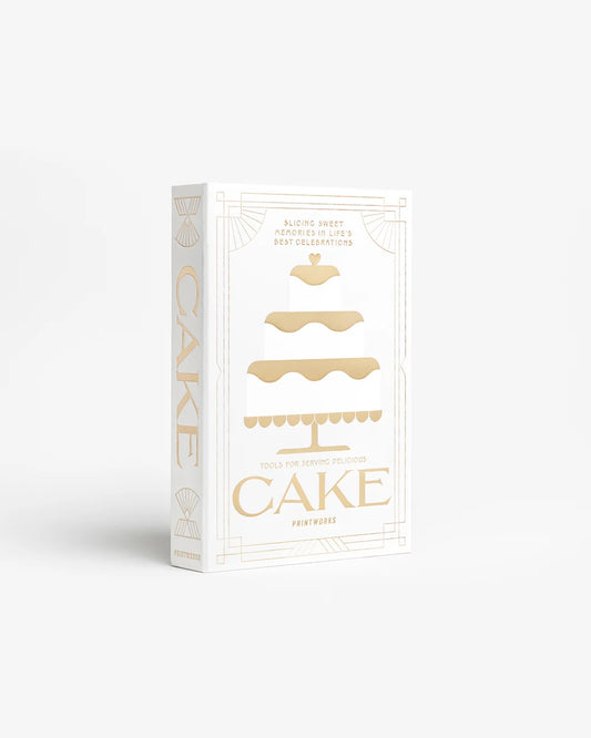 Foto principale: Set torta Printworks The Essentials Cake Tools con custodia bianca e oro e utensili