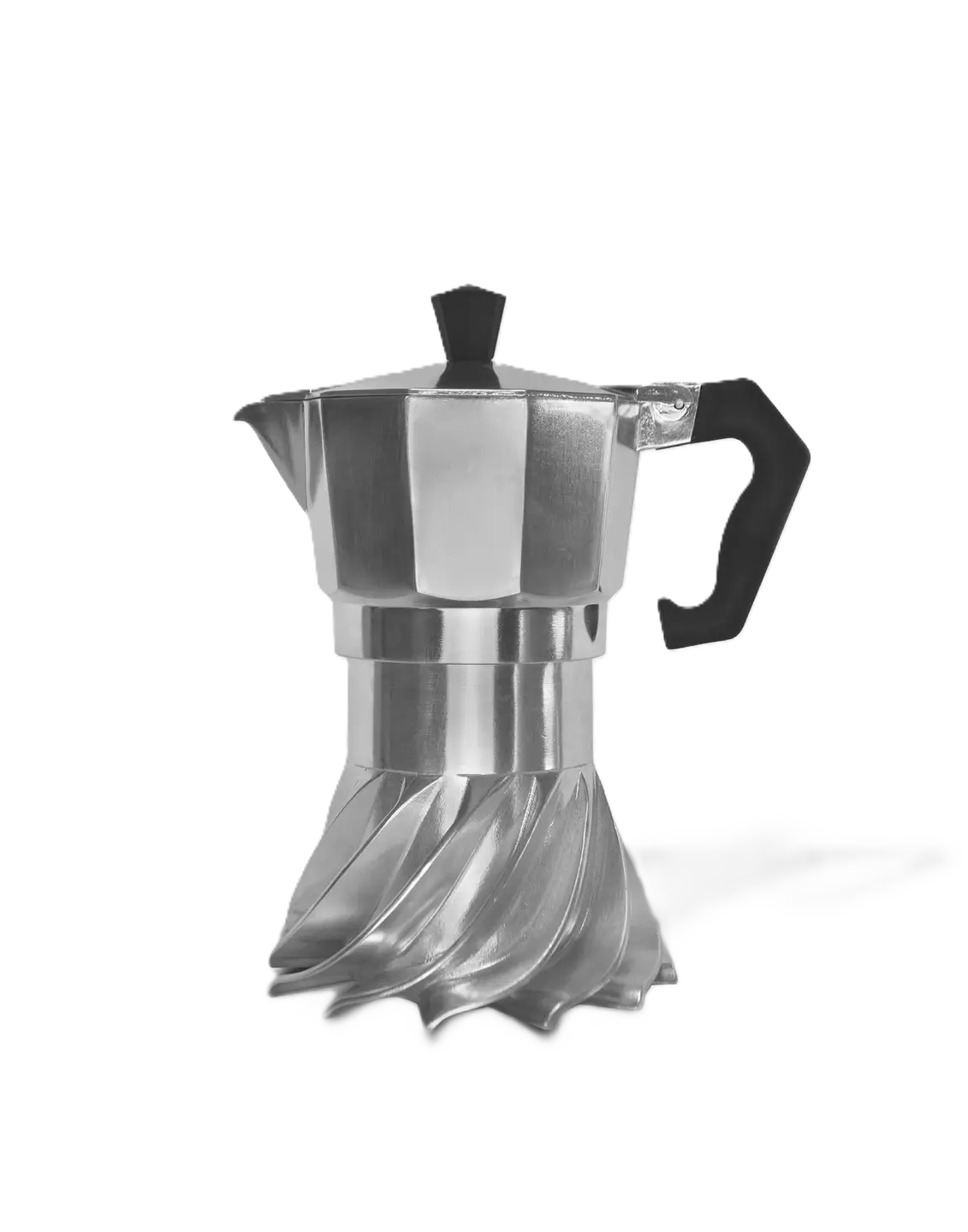 Set regalo caffè Turbo Moka 3 tazze, 3 tazzine Seletti Kintsugi