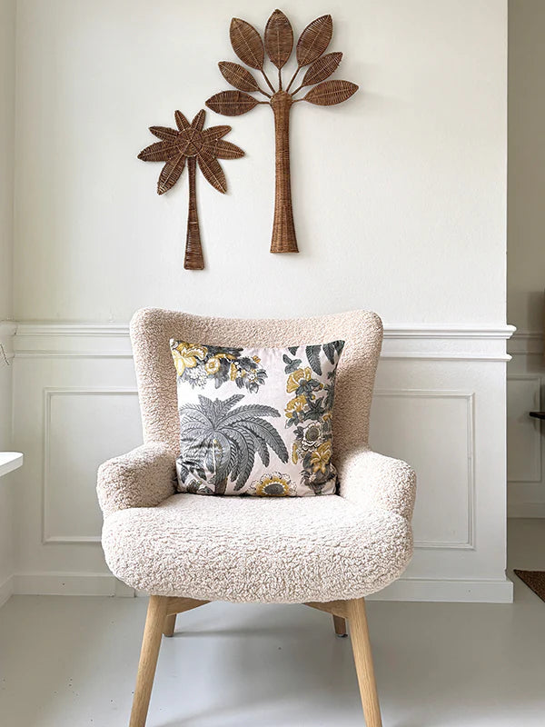 Vanilla Fly Cuscino Velluto Retro Velluto - Green Palm