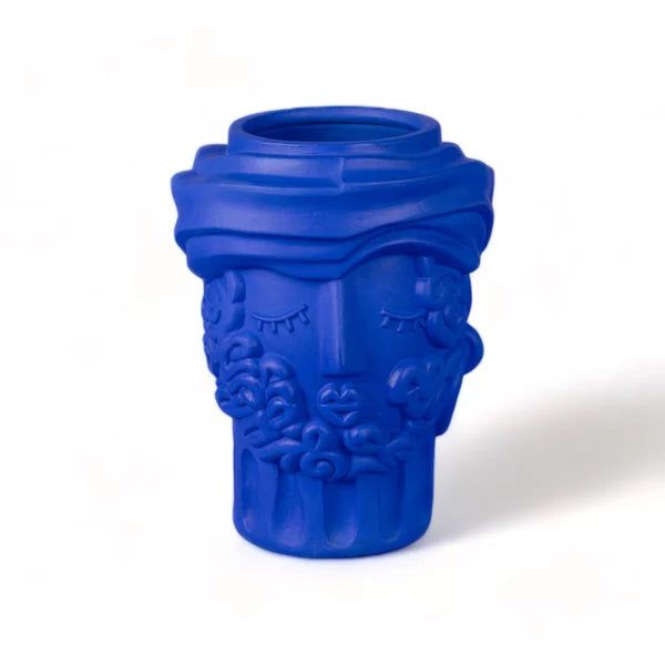 Seletti Magna Graecia Man Vaso blu in terracotta