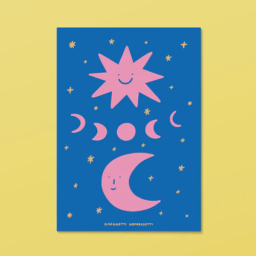 Disegnetti Depressetti | Carolina biglietto 10x15 cm