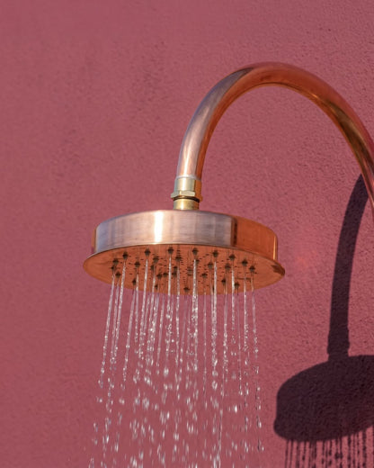 Seletti Aquart Doccia da Esterno | Design Retrò in Rame e Cemento