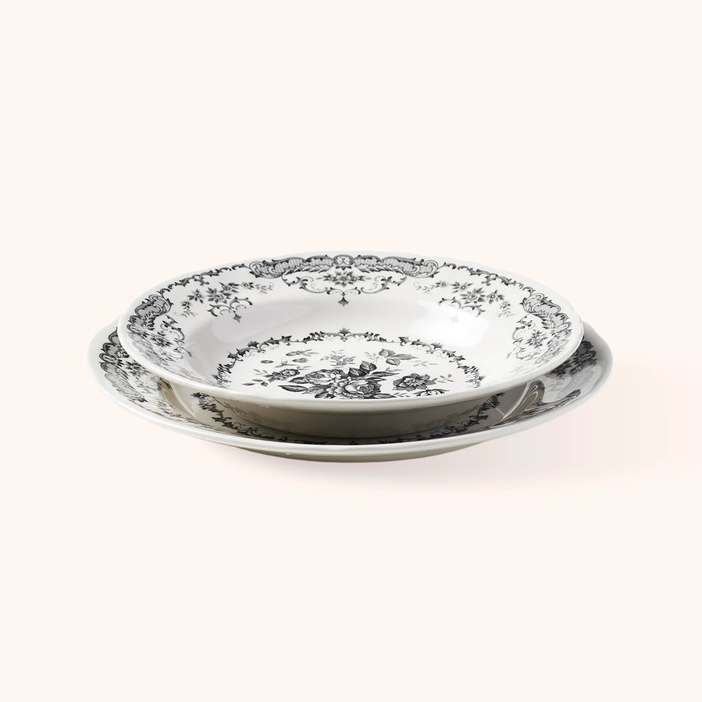 Set piatti piani Bitossi Home apparecchiati in tavola elegante