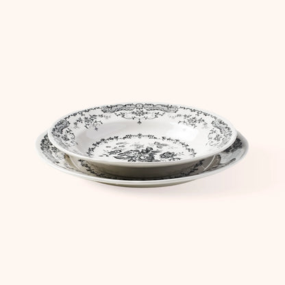Set piatti piani Bitossi Home apparecchiati in tavola elegante