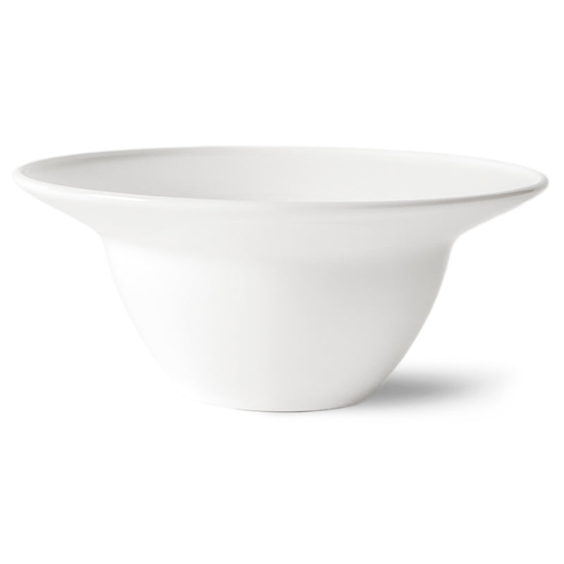 Piatto fondo KnIndustrie Assiette D’O Mom in Fine Bone China bianca Ø 21– vista prospettica