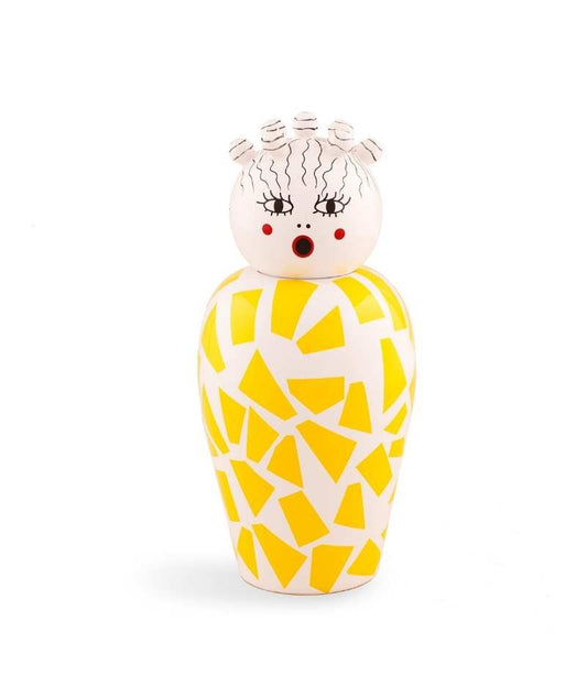 Seletti Canopie Vaso Con Coperchio Rosio