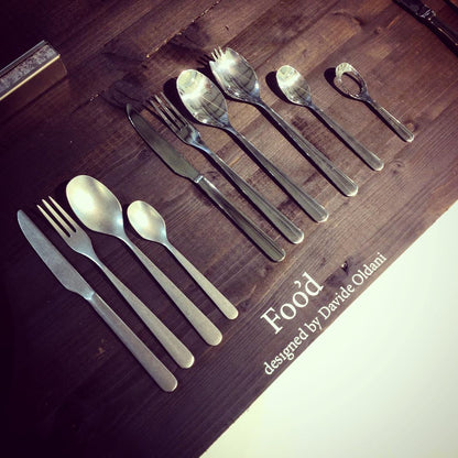 KnIndustrie Foo'D Finitura Lucida Posate Set 24 Pezzi