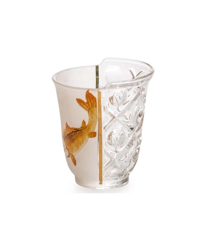 Seletti Hybrid Aglaura – Set 3 Bicchieri in Vetro