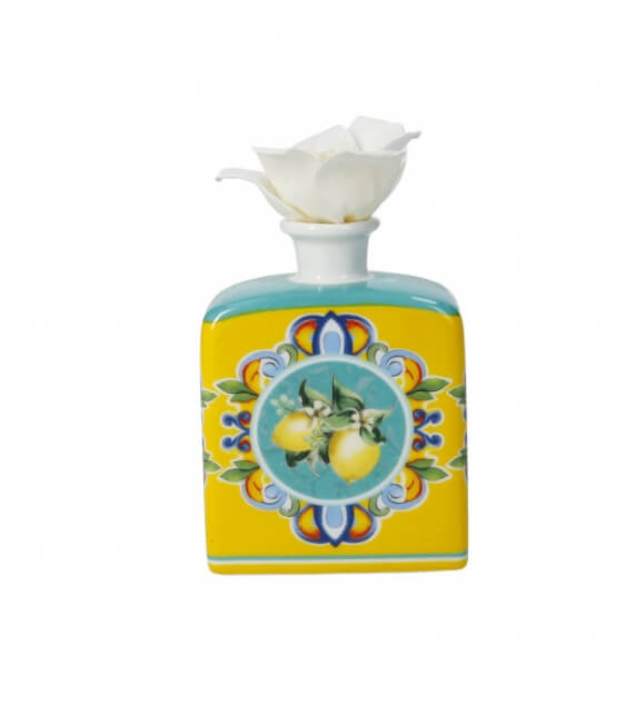 Brandani Citrus Diffusore Di Fragranza Porcellana Giallo