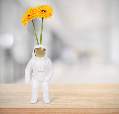 Seletti Diesel Living Cosmic Diner Starman Vaso Bianco Oro