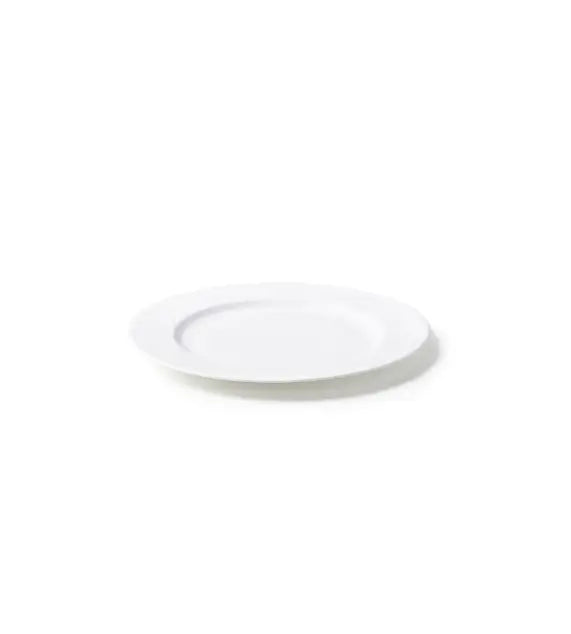 Piatto frutta Bitossi Home Bon Ton in porcellana Bone China bianca Ø 21 cm – vista prospettica