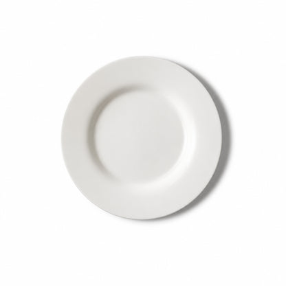 Piatto  Frutta KnIndustrie Reggia in porcellana Fine Bone China bianca – vista dall'alto