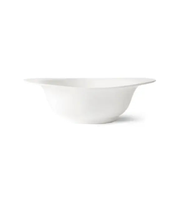 Insalatiera ovale KnIndustrie Reggia in porcellana Fine Bone China bianca 