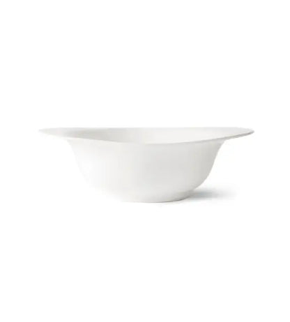 Insalatiera ovale KnIndustrie Reggia in porcellana Fine Bone China bianca 