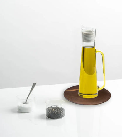 Set Regalo KnIndustrie Oliera the Salad Family e piattino in legno  17cm