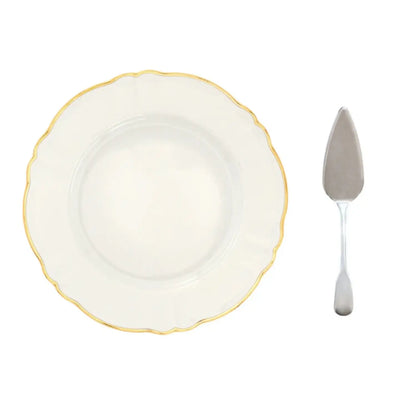 Set servizio Dessert - Pala Torta KnIndustrie Brick Lane e vassoio Bitossi Home Parisienne