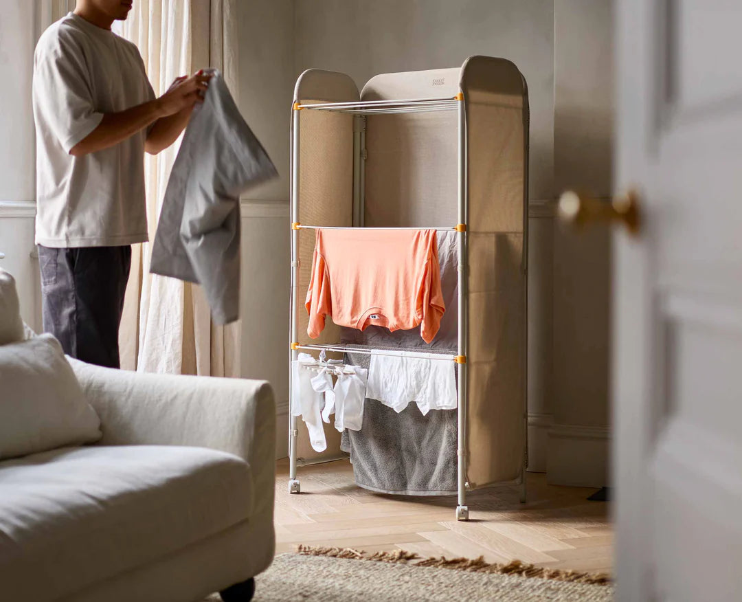 Joseph Joseph Eclipse Stendibiancheria 3 ripiani con schermo Ecrù