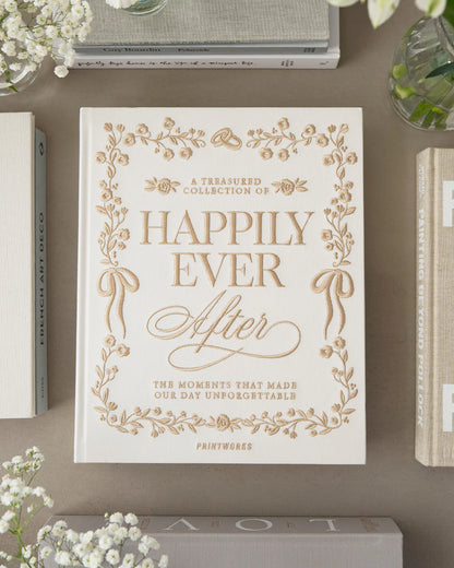 Printworks - Album Fotografico Matrimonio Happily Ever After Ricamato