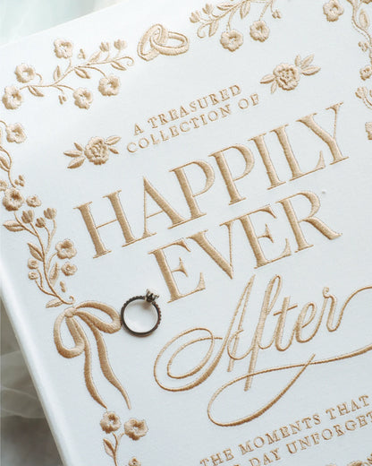 Printworks - Album Fotografico Matrimonio Happily Ever After Ricamato