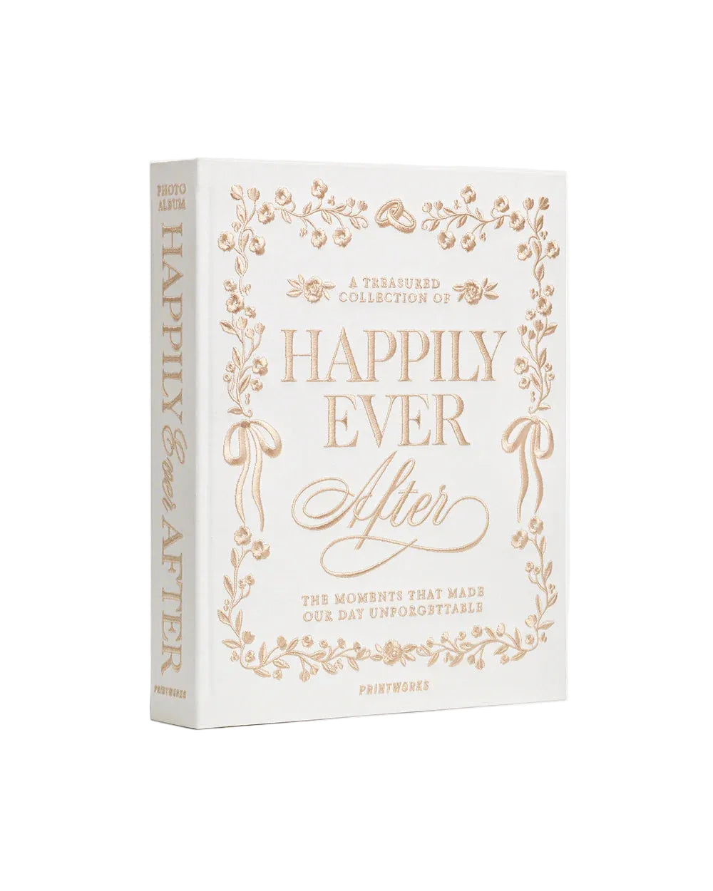 Printworks - Album Fotografico Matrimonio Happily Ever After Ricamato