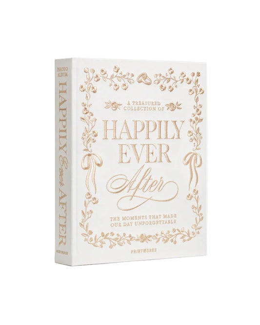 Printworks - Album Fotografico Matrimonio Happily Ever After Ricamato