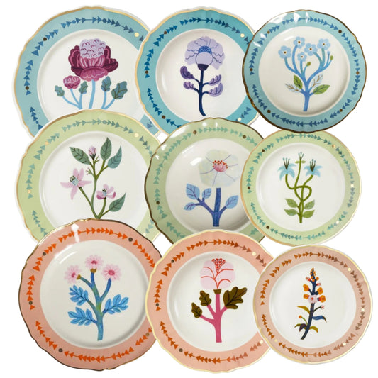 Bitossi Home Botanica Piatti Tavola - Set 18 pz | 6 Posti Tavola