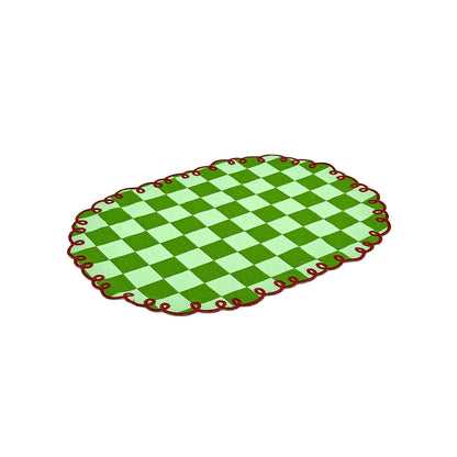 set 2 tovagliette cotone ricamato