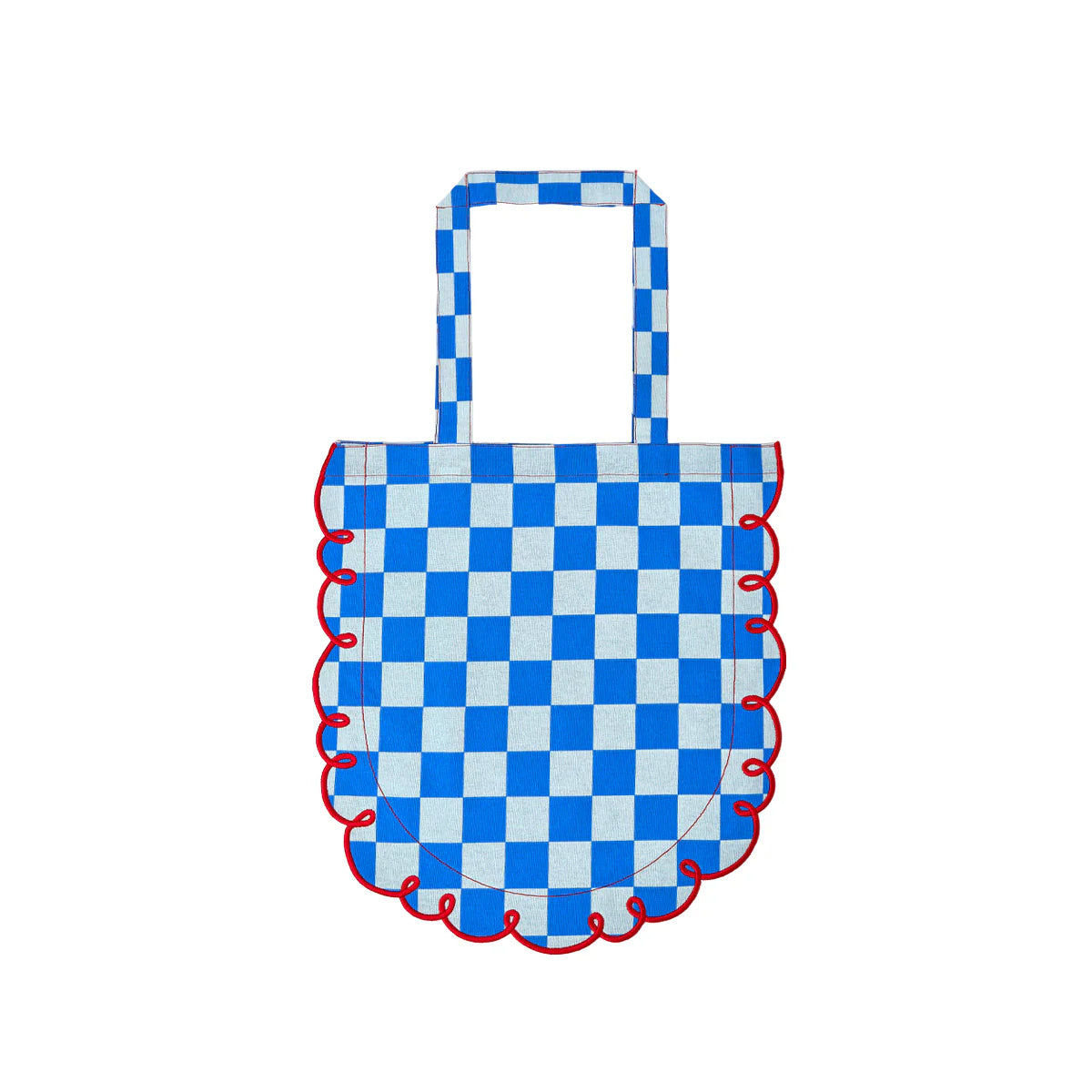 shopping bag colorata con ricamo